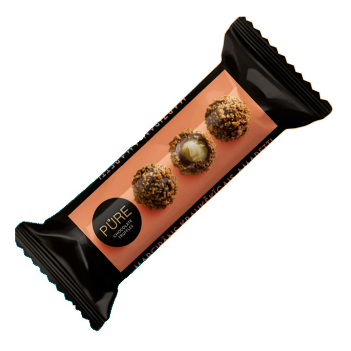 Šokolādes trifeles Pure marcipāna, amareto