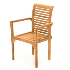 Dārza krēsls 4living Jakarta koka 45x57x91.5cm
