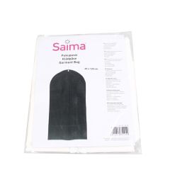 Apģērbu soma Saima melns,balts 60X120cm