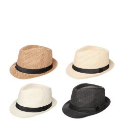 Cepure hūte Acces salmu 58cm balta, bēša, brūna, melna