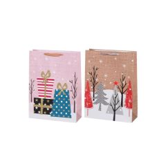 Dāvanu maisiņš Winteria Art 31x12x12cm  2-veidi