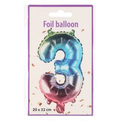 Baloni Folija Festi cipars 3