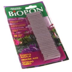 Mēslojuma stienīši Biopon ziedoš.augiem