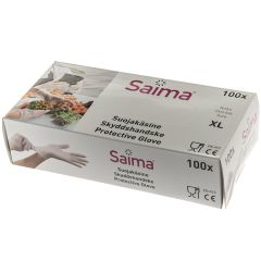 Cimdi Saima vinila XL 100gab