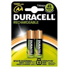 Bar.el.lādēj.Duracell AA 1300mAh 2gab