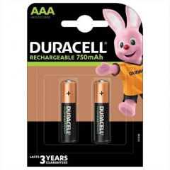 Bar.el.lādēj.Duracell AAA 750mAh 2gab