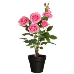 Mākslīgie augi 4Living Rozes lielās rozā 49cm