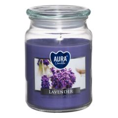 Svece arom. Aura Lavender 100h