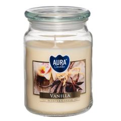 Svece arom. Aura Vanilla 100h