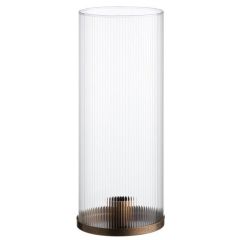 Svečturis Fanni K Taika 25cm, caurspīdīgs