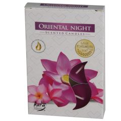 Tējassvece Aura Oriental Night 3-4h 6gab.