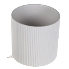 Puķu pods 4Living Melinda 13x13x13cm balts