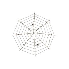 Dekors Halovīna Finnlumor zirnekļutīkls 80LED silti balts