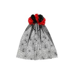 Stīpiņa Halovīna Festi rožu plīvurs