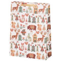 Dāvanu maisiņš Winteria Folk 31x12x12cm