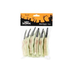 Uzpirksteņi Halovīna Festi Raganas nagi 10gab.