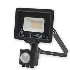 Prožek. LED ar sens. 10W/3000K melns