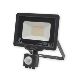 Prožek. LED ar sens. 20W/3000K melns
