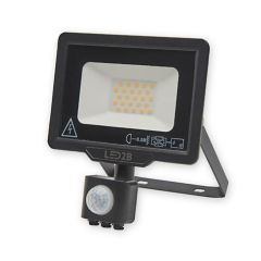 Prožek. LED ar sens. 20W/6000K melns