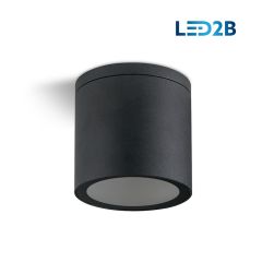 Āra lampa QUERK 2 GU10 melna IP54 /30