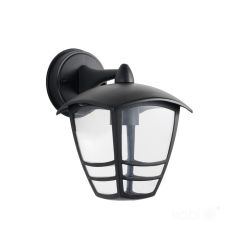 Ā.lampa TEVIO KD E27 melna IP54