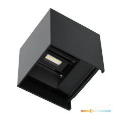 Ā.lampa QUERK 2x3W/3000K melna IP54