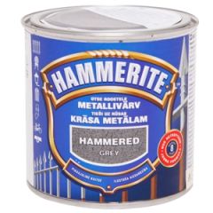 Krāsa metālam  Hammerite hammered pelēka 250ml