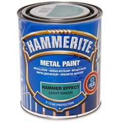 Krāsa metālam  Hammerite hammered zaļa 750ml