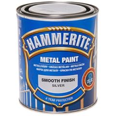 Krāsa metālam  Hammerite smooth sudraba 750ml