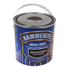 Krāsa metālam  Hammerite smooth t.brūna 2.5l