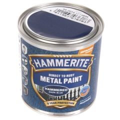 Krāsa metālam Hammerite hammered t.zila 250ml