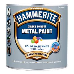 Krāsa metālam ton.  Hammerite smooth Finish BW 0,25.L
