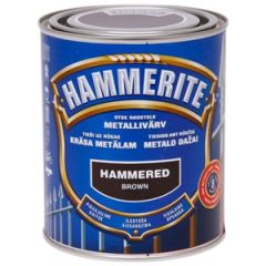 Krāsa metālam  Hammerite hammered brūna 250ml