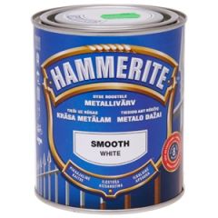 Krāsa metālam  Hammerite smooth balta 2,5L