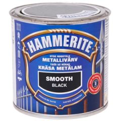 Krāsa metālam Hammerite smooth melna 2,5L