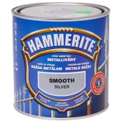 Krāsa metālam Hammerite smooth sudraba 2,5L