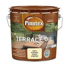 Aizs.eļļa Pinotex Terrace Oil 3l  bezkrāsaina