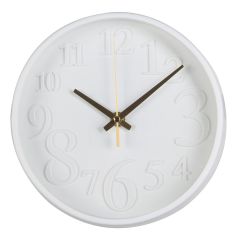 Pulkstenis sienas 4Living Orleans 20cm balts