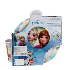 Trauki plastmasas Disney Frozen Microwave 3gab.