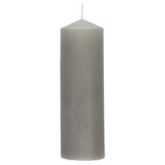 Svece stabs Polar Pillar candle light grey 8x25 cm