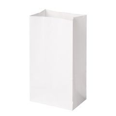 Papīra maisiņš Kapel balts 13x8x24 cm 10gab.