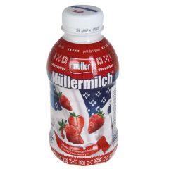 Dzēriens piena Mullermilch zemeņu 1.4% 400g