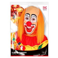 Maska Klauns ar oranžiem matiem