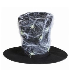 Cepure cilindrs ar zirnekļu tīklu