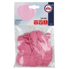 Baloni 30cm rozā 8gab.