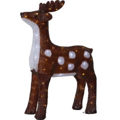 Dekors Crystalo Deer 80LED 50x60x19cm