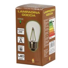 Spuldze LED 2W/zaļa E27