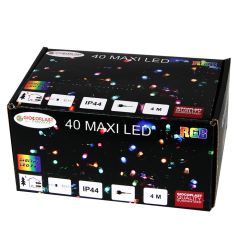 40 LED diožu virtene 4m RGB