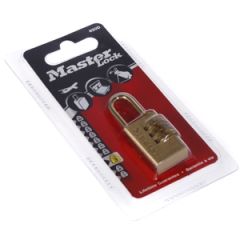 Piekaramā slēdzene MasterLock ar šifru (3 cipari) 20mm