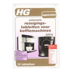 Tīrīšanas tabletes HG Universal kafijas aparātu 10gab